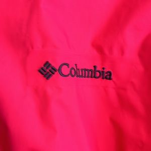 Columbia rain coat Large pink